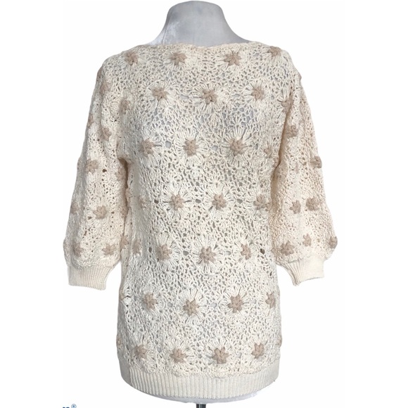 Kyouko Sweaters - Kyouko Crochet Sweater Medium